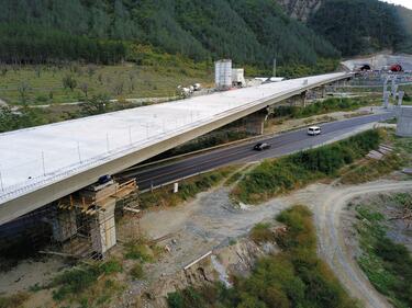 АПИ: На финала е строежът на виадукта за София при тунел „Железница“ на АМ „Струма“