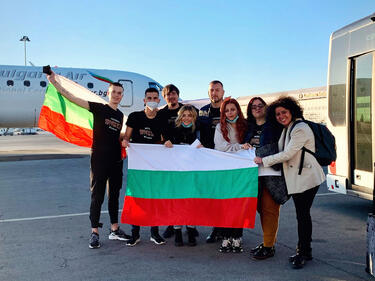 Виктория и българската делегация на Евровизия пристигнаха в Ротердам