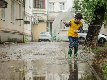 Рязка промяна във времето 