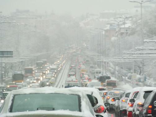 Огромно задръстване на Цариградско шосе в София в посока Пловдив