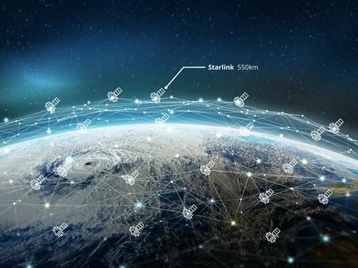 Сателитният интернет доставян от компанията Starlink на милиардера Илън Мъск