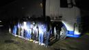 Гонка на полицията с 40 нелегални мигранти в микробус край Костинброд