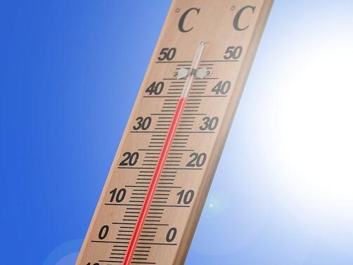 Температурен рекорд бе отчетен в Хасков, съобщиха дежурните от местната Хидрометереологична