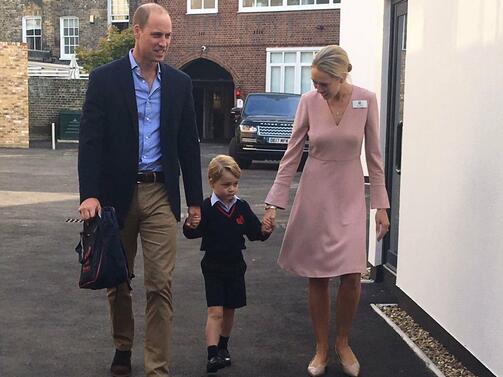 Принц Джордж демонстрира дръзко поведение към съучениците си. 9-годишното момче