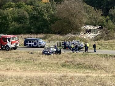 Два джипа на жандармерията се блъснаха челно, четирима полицаи са пострадали