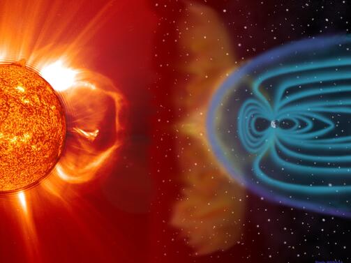 На 8 април космическата сонда на НАСА SDO засне значително