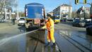 Извънредно миене на улици и булеварди в София заради жегата