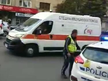 Пожар гори в подеза на НДК