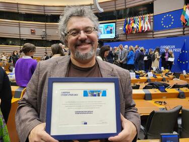 Манол Пейков с огромно признание и награда в Европарламента