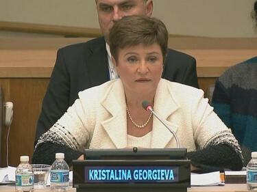 Управителят на БНБ е внесъл номинацията на Кристалина Георгиева за втори мандат начело на МВФ