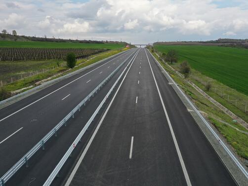 Променя се организацията на движение в участък от автомагистрала Тракия