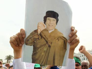 Резиденцията на Муамар Кадафи е превзета
