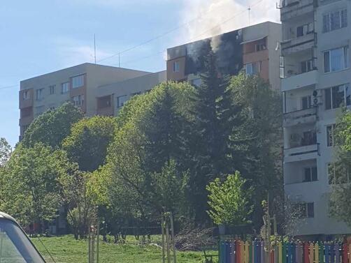Пожар гори в апартамент в столичния квартал Люлин потвърдиха от