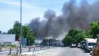 Голям пожар във Варна: Горят  складове на голям строителен хипермаркет