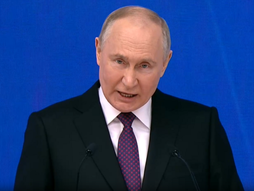 Под ръководството на президента Владимир Путин Русия нахлу в Украйна