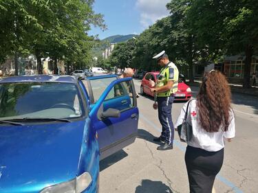 Полицейска блокада в Горна Оряховица
