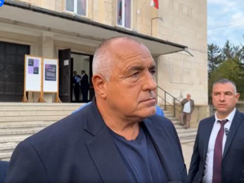 Лидерът на ГЕРБ Бойко Борисов посети Велико Търново в събота