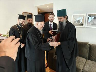 Патриарх Даниил се срещна с Вселенския патриарх Вартоломей в Солун
