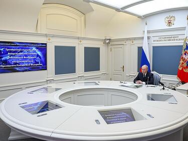 Путин оглави учение на стратегическите ядрени сили на Русия