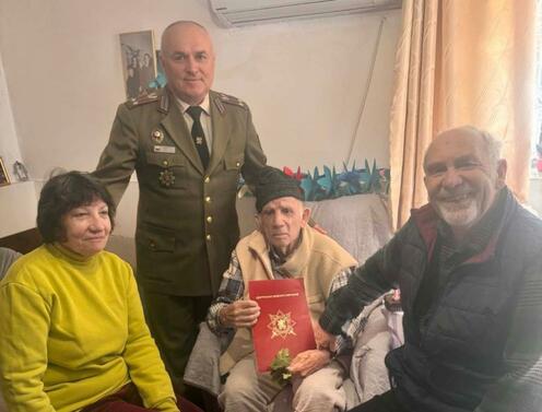 Ветеранът от Втората световна война от Хасково Аврам Исак Ниего