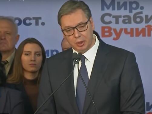 Сръбският президент Александър Вучич заяви че сръбски части са открили