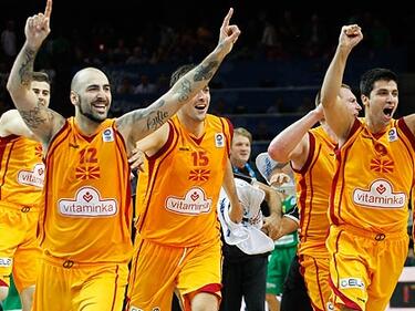 Македония спря домакина Литва в 1/4-финална драма на Евробаскет