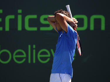 Григор Димитров претърпя поражение на старта на турнир във Франция