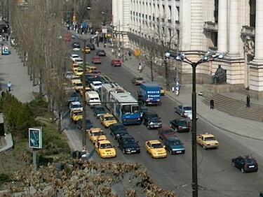 Временна организация на движението в центъра на София