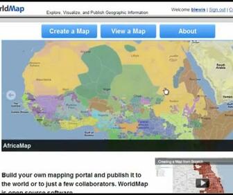 WorldMap – бъдещето на картографията в мрежата