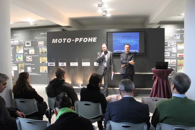 Двамата управители на Мото-Пфое Атанас Фурнаджиев и Димо Николов се похвалиха с постигнатите през изминалата година продажби.