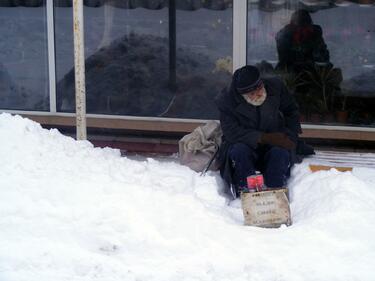 В София 48 бездомни хора са настанени на топло през нощта