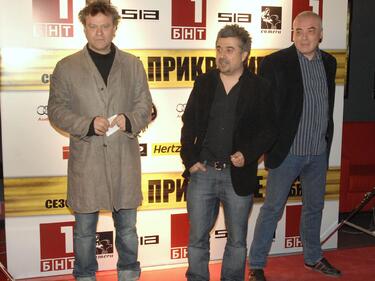 Димитър Гочев (първият отляво)