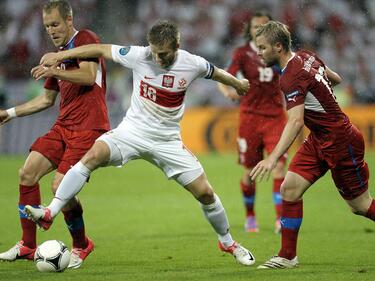 Чехия изненадващо оглави Група А след успех над Полша