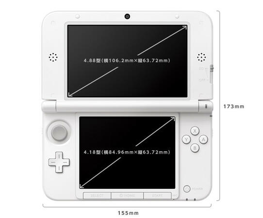 Новата 3DS XL е с 90% по-голям екран