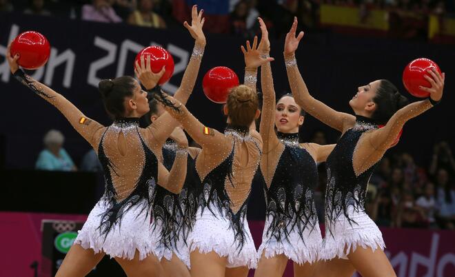 Испанският ансамбъл в художествената гимнастика стигна до четвърто място 