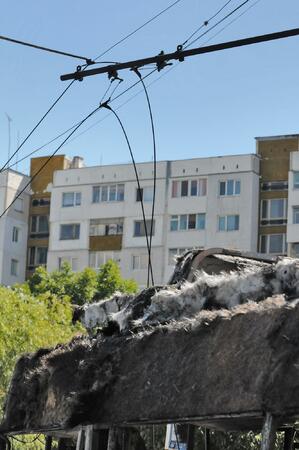 Автобус на градския транспорт се запали в София