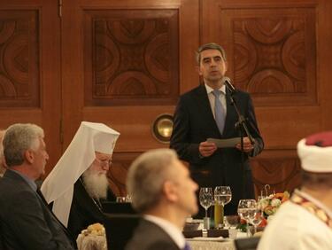 Плевнелиев: Гордея се, че съм първият български президент - домакин на вечеря ифтар