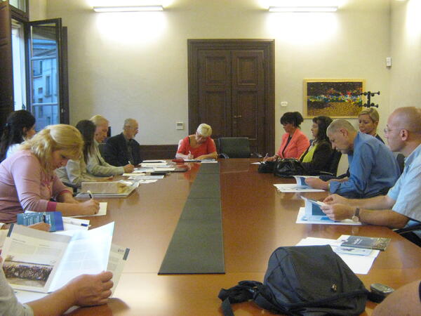 Работна среща на българските експерти и творци в кметството на Равена