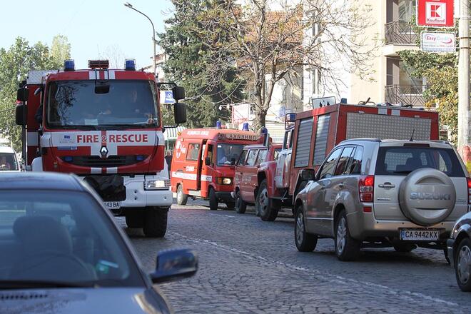 Повреден телевизор подпалил софийския блок 