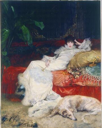 Georges Clairin - Portrait de Sarah Bernhardt Petit Palais / Roger Viollet