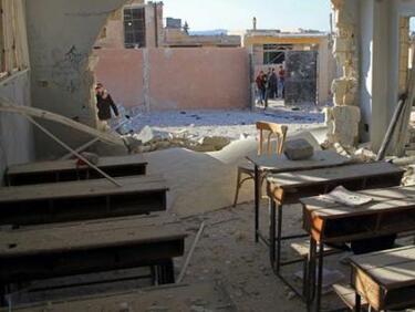 УНИЦЕФ: Най-ужасното престъпление от началото на войната в Сирия! 28 деца убити в училище