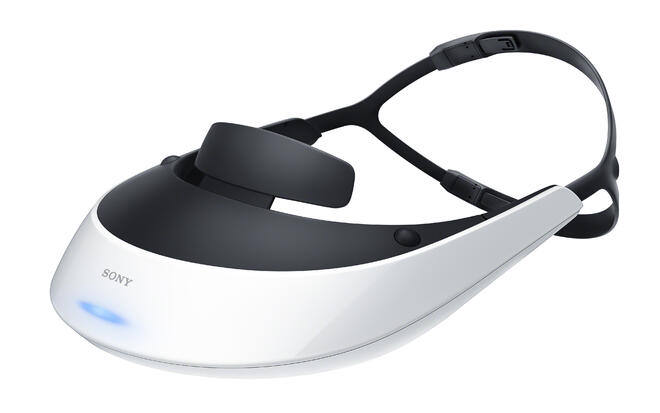 Новият 3D шлем на Sony разполага с два OLED екрана, предоставящи високо качество на изображението и 45-градусово зрително поле