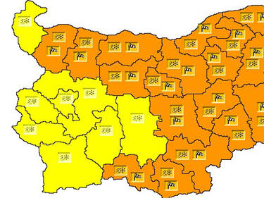 Предупреждение: Опасно време в цялата страна на 6 януари!