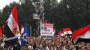 <p>Протестиращите в Египет</p>