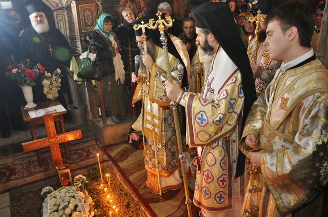 Литургията бе по повод 3 месеца от кончината на патриарха