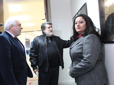 Министърът на културата Вежди Рашидов откри обновените ателиета на Народния театър "Иван Вазов" и на Националната опера