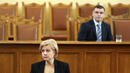 <p>Вицепремиерът и министър  на финансите Симеон Дянков и Менда Стоянова, председател на бюджетната  комисия</p>