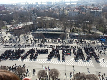 Протестиращите варненци блокираха движението 