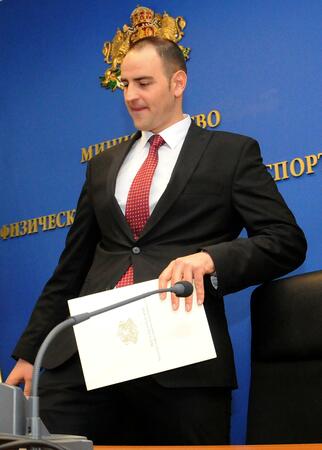 Новият министър на спорта Петър Стойчев