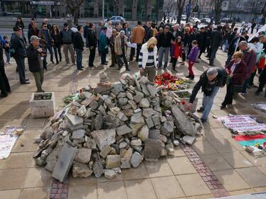 Арест в началото на протеста във Варна